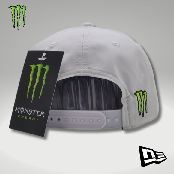 Hat Snapback New Era White Black Rope Adjustable Box & Sticker - Picture 2 of 5